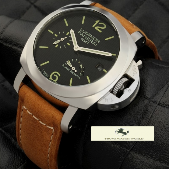 HK1285 PANERAİ LUMİNOR GMT GÜMÜŞ